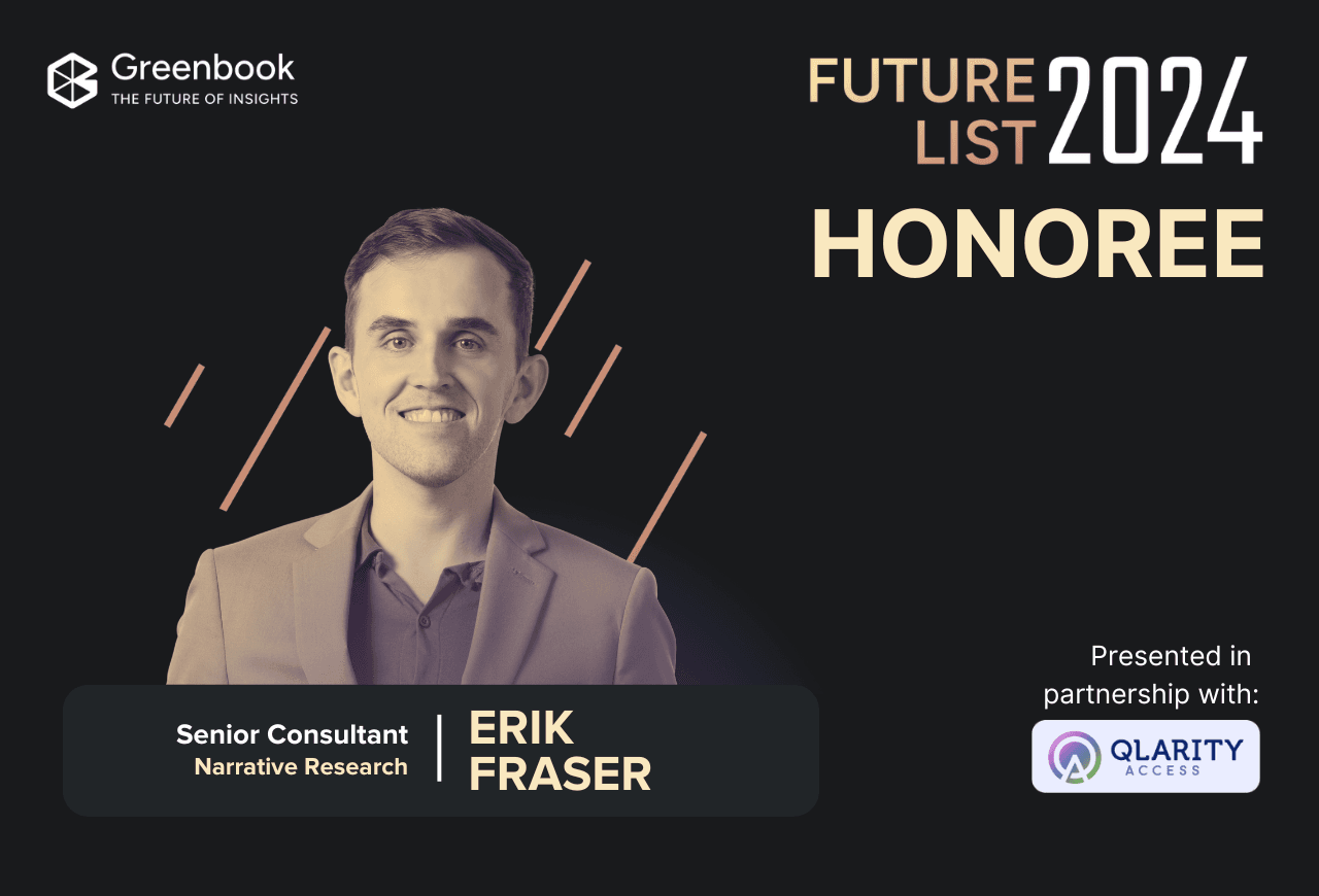 Greenbook Future List Spotlight: Erik Fraser