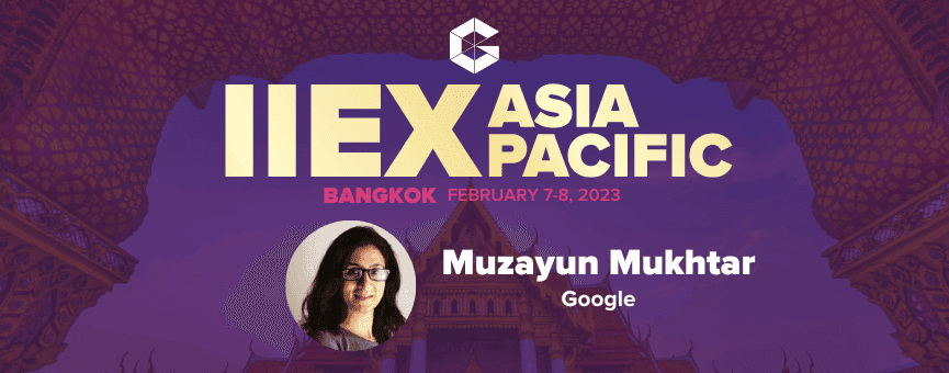 IIEX APAC 2023 Speaker Interview with Muzayun Mukhtar of Google