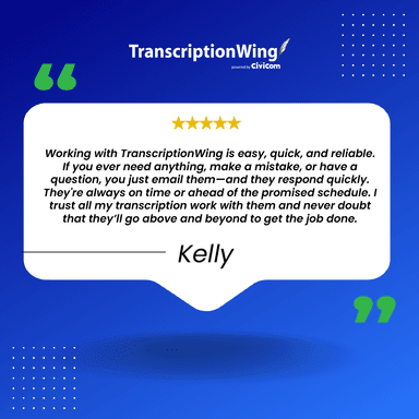 TranscriptionWing, a service of Civicom – gallery image 3