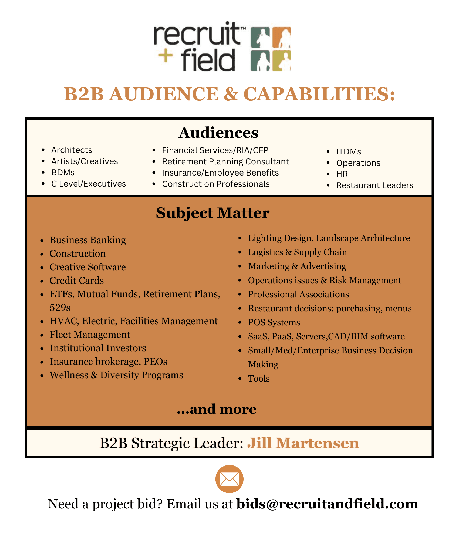 Recruit and Field – main gallery image