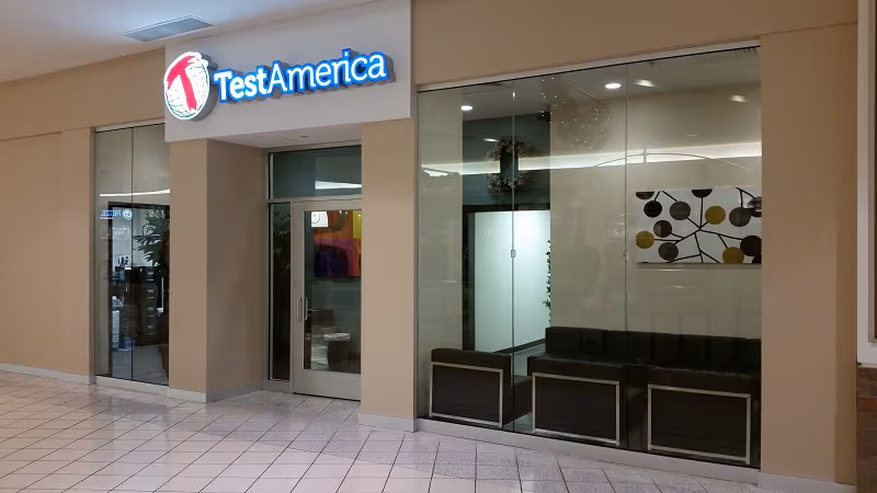 Test America storefront