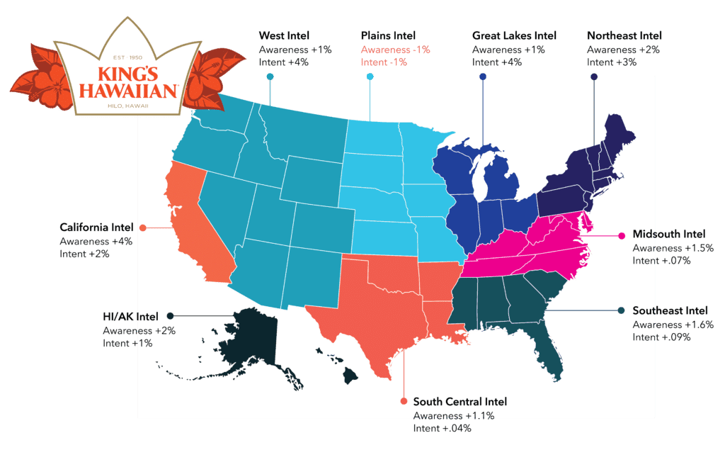 king hawaiian brand tracking map