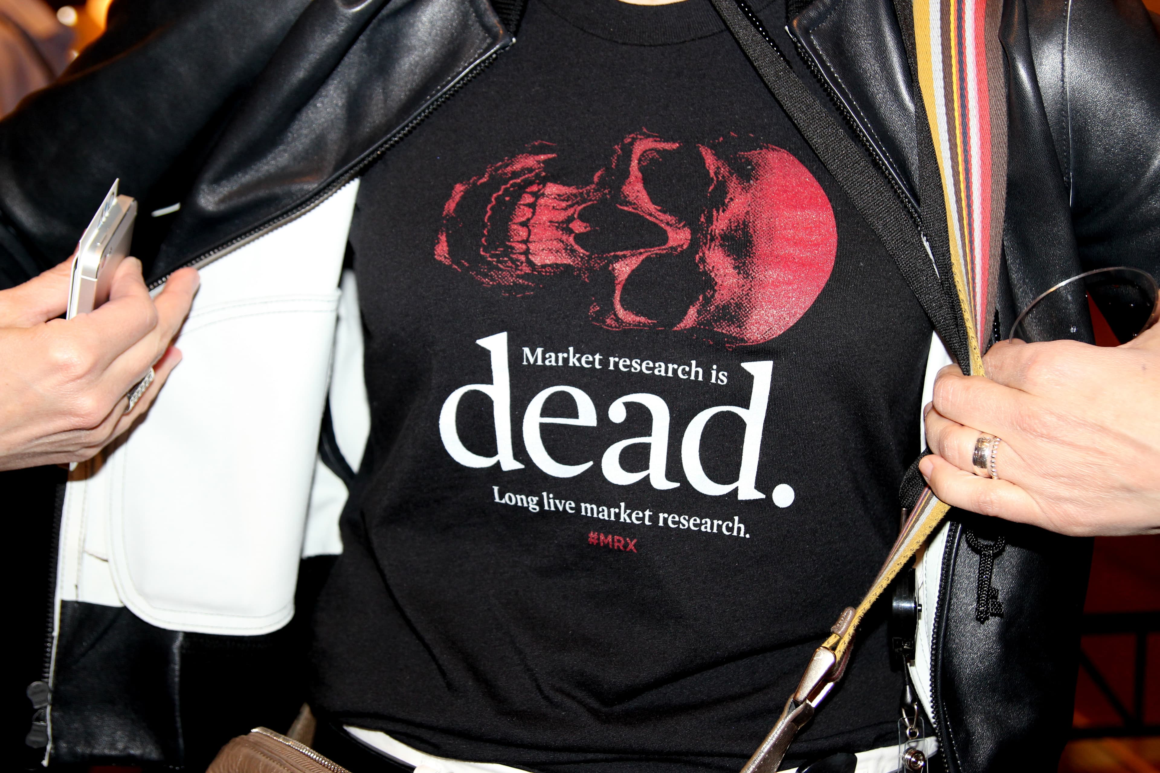 Tshirt worn by Chaordix CEO at IIeX in Philadelphia, 2013. Photo Courtesy of Nelson Davis.